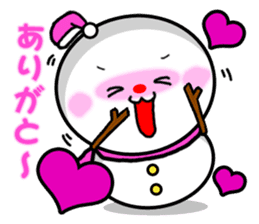 Snowman Kitty sticker #1708161