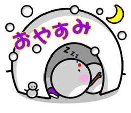 Snowman Kitty sticker #1708165