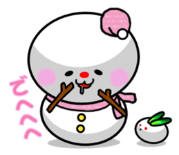 Snowman Kitty sticker #1708170