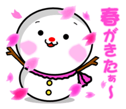 Snowman Kitty sticker #1708176