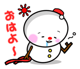 Snowman Kitty sticker #1708180