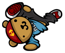 Hip Hop Bear : Benny, A.C., B-Real sticker #1708398