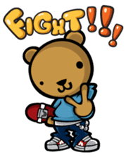 Hip Hop Bear : Benny, A.C., B-Real sticker #1708400