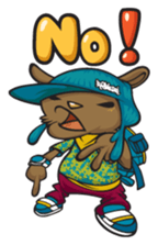 Hip Hop Bear : Benny, A.C., B-Real sticker #1708404