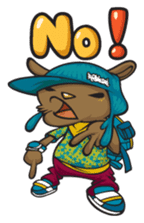 Hip Hop Bear : Benny, A.C., B-Real sticker #1708404