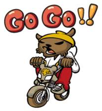 Hip Hop Bear : Benny, A.C., B-Real sticker #1708406