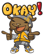 Hip Hop Bear : Benny, A.C., B-Real sticker #1708410