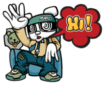 Hip Hop Bear : Benny, A.C., B-Real sticker #1708416