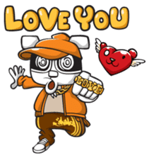 Hip Hop Bear : Benny, A.C., B-Real sticker #1708417