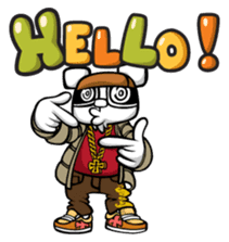 Hip Hop Bear : Benny, A.C., B-Real sticker #1708419