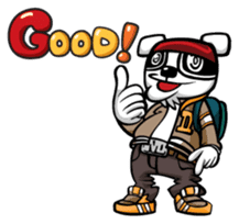 Hip Hop Bear : Benny, A.C., B-Real sticker #1708423