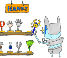 ZENTAI,rabbit&robot. 2nd sticker #1708667