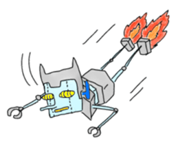 ZENTAI,rabbit&robot. 2nd sticker #1708672