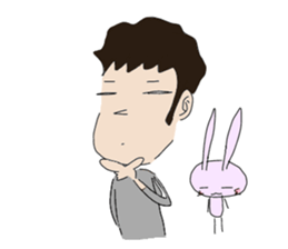 ZENTAI,rabbit&robot. 2nd sticker #1708677