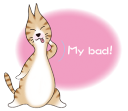 Cat friend(E) sticker #1709269