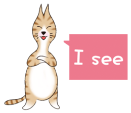 Cat friend(E) sticker #1709271