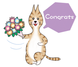 Cat friend(E) sticker #1709273