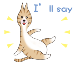 Cat friend(E) sticker #1709282