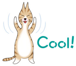 Cat friend(E) sticker #1709288