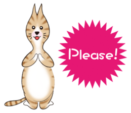 Cat friend(E) sticker #1709289