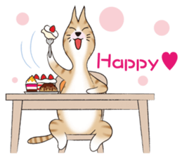 Cat friend(E) sticker #1709295