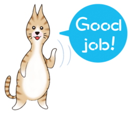 Cat friend(E) sticker #1709303