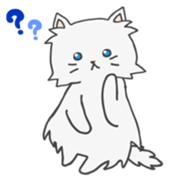 Peruchan of persian cat Japanese version sticker #1709382