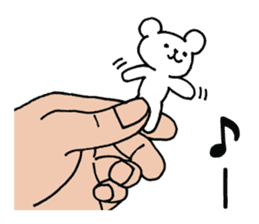 Palmtop bear 1 sticker #1709402