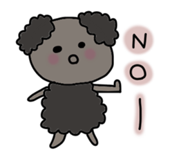 Choco&Chip of the toy poodle . sticker #1709626
