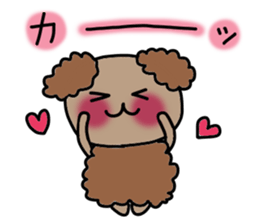 Choco&Chip of the toy poodle . sticker #1709627