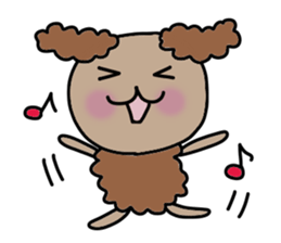 Choco&Chip of the toy poodle . sticker #1709637