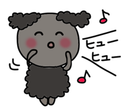 Choco&Chip of the toy poodle . sticker #1709638