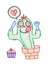 Mr. Cactus. sticker #1710090