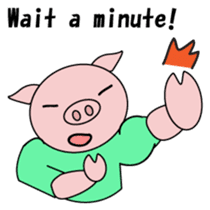 Muscle Tonchan English version sticker #1710112