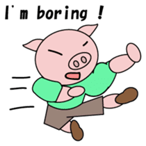 Muscle Tonchan English version sticker #1710113