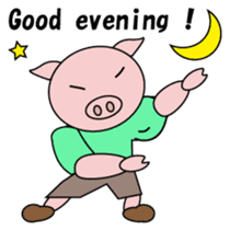 Muscle Tonchan English version sticker #1710117