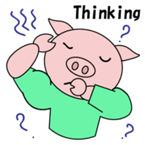 Muscle Tonchan English version sticker #1710120