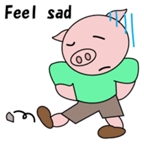 Muscle Tonchan English version sticker #1710124