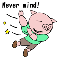 Muscle Tonchan English version sticker #1710125