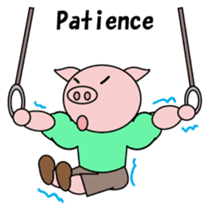 Muscle Tonchan English version sticker #1710127