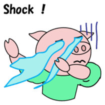 Muscle Tonchan English version sticker #1710131