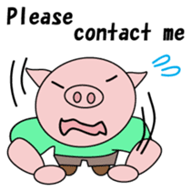 Muscle Tonchan English version sticker #1710137