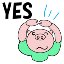 Muscle Tonchan English version sticker #1710139