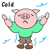 Muscle Tonchan English version sticker #1710143