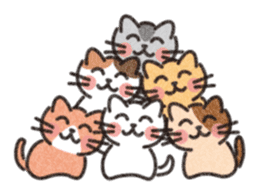 Six Kittens sticker #1710226