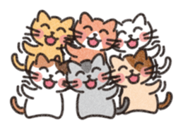 Six Kittens sticker #1710229