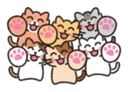 Six Kittens sticker #1710230