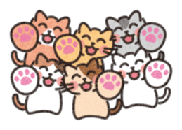 Six Kittens sticker #1710230