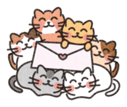 Six Kittens sticker #1710251