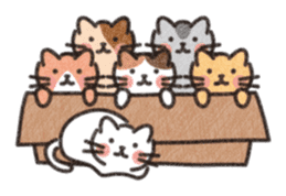 Six Kittens sticker #1710258